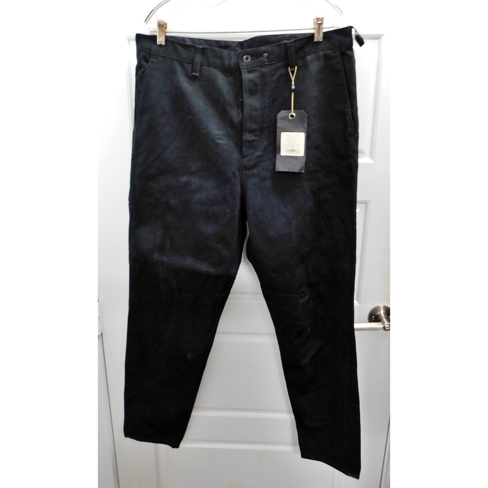 New Authentic Rag & Bone Black Engineered Chino Size‎ 36 MSRP $295 NWT